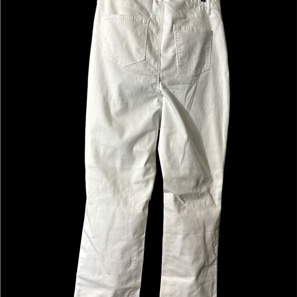 FTF fashion to figure white relaxed high rise straight leg denim jeans 12 NWT - Picture 2 of 5